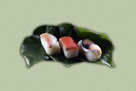 if you like to taste different kinds of sushi, kakinohazushi is perfect for you with its persimmon leaf