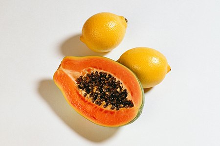 some varieties of papaya, like kapoho papaya, are good source if you are looking to add more vitamins c, a, and e to your diet