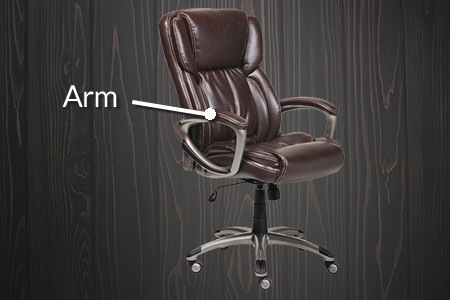 office chair arm part