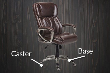 office chair base and caster parts