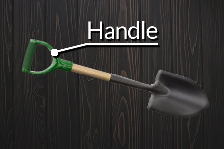 shovel handle part