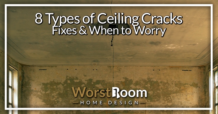 types of ceiling cracks