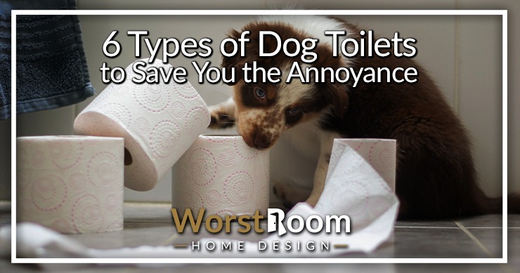 types of dog toilets