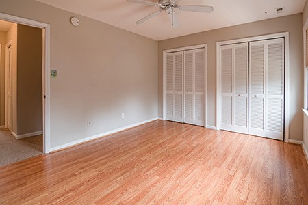 what type of flooring is usually found in closets