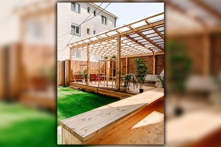 10 foot pergola is considered to be a pergola standard height