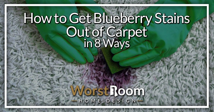 how to get blueberry stains out of carpet