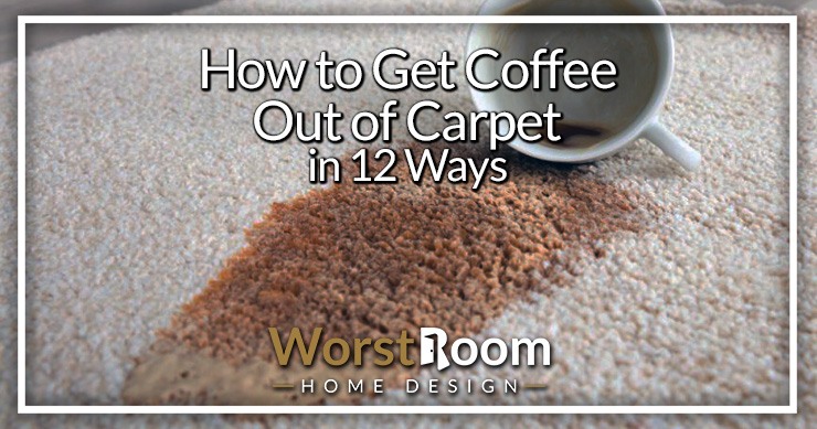 how to get coffee out of carpet