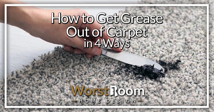 how to get grease out of carpet