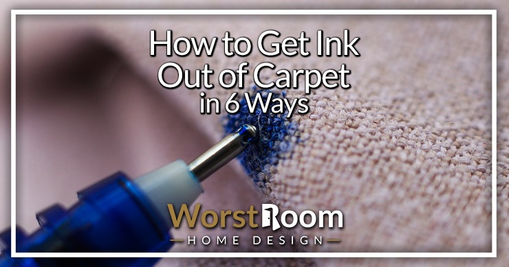 how to get ink out of carpet