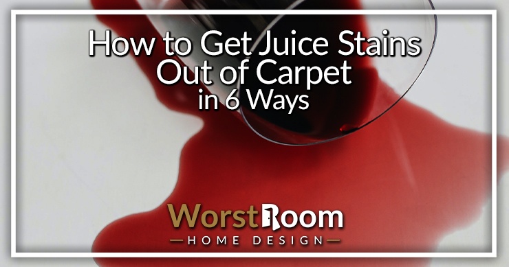 how to get juice stains out of carpet