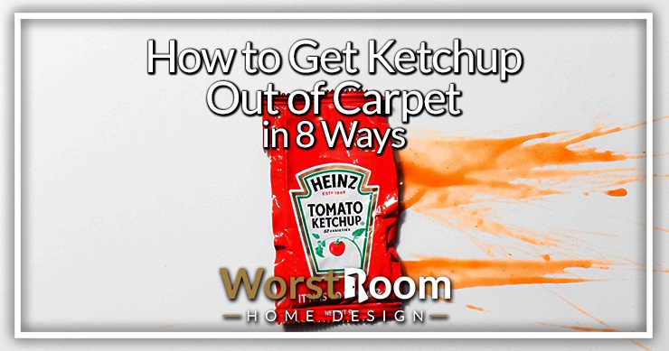 how to get ketchup out of carpet