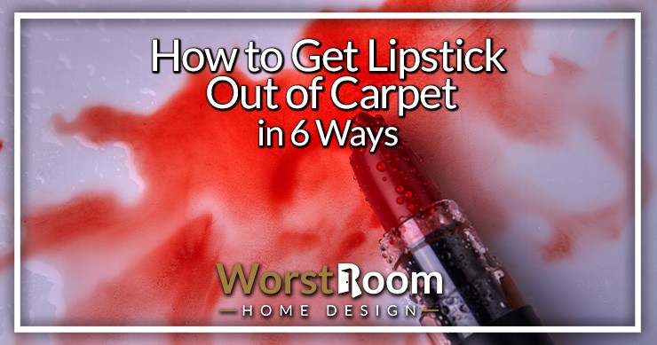 how to get lipstick out of carpet