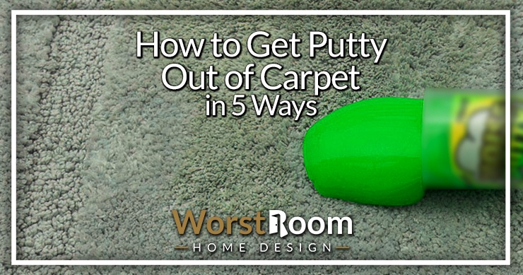 how to get putty out of carpet