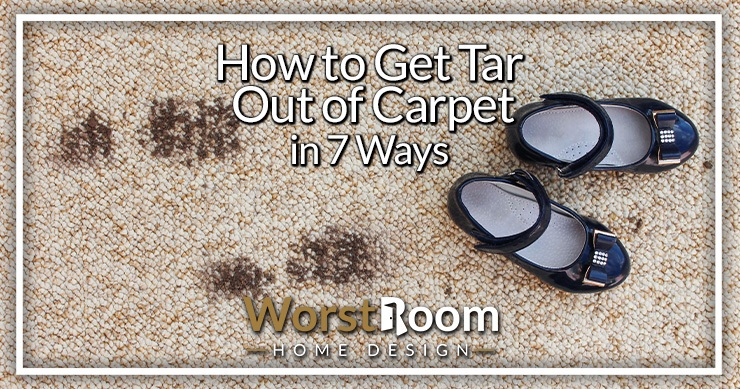 how to get tar out of carpet