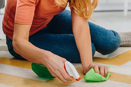 how to get playdough out of carpet? try using hydrogen peroxide and see its effectiveness