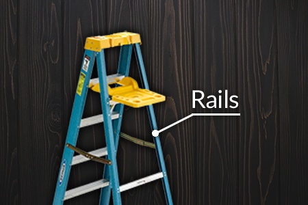 ladder rails parts