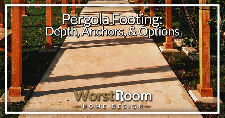 pergola footing