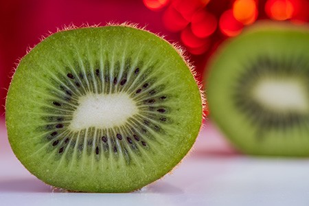 some different types of kiwis, like hayward kiwi have lots of hair spikes on its top layer