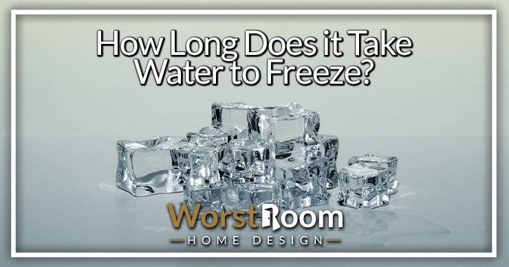 how long does it take water to freeze