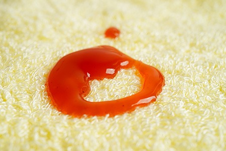 how to get tomato sauce out of carpet especially if the stain is already set in the carpet? you can get rid of it with an extra step to make the stain wet