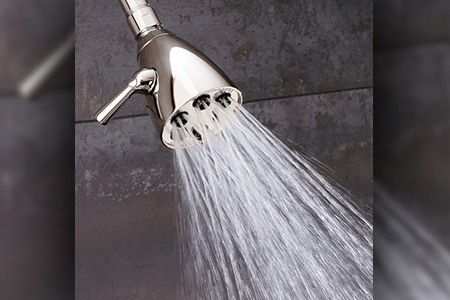low flow shower heads are the most water saving of all the different shower heads