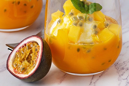 purple passion fruits are passion fruit varieties that are smaller than the yellow versions