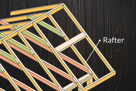rafters - roof parts