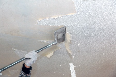 one of the fixes for drywall tape separating from ceiling is to repair textured ceilings