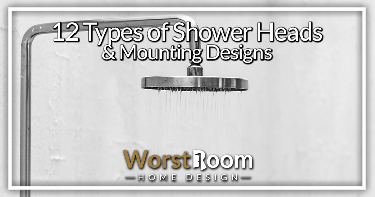 types of shower heads