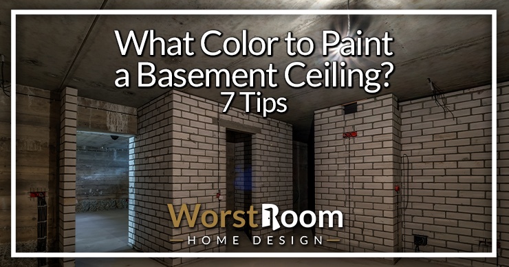 what color to paint basement ceiling