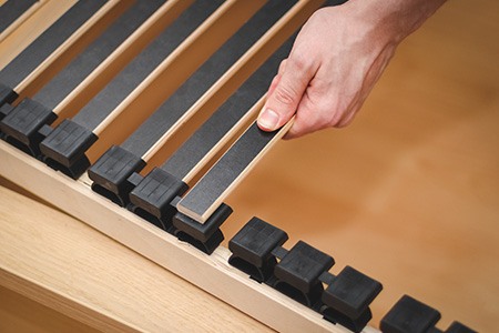 what design components add strength to slat designs?