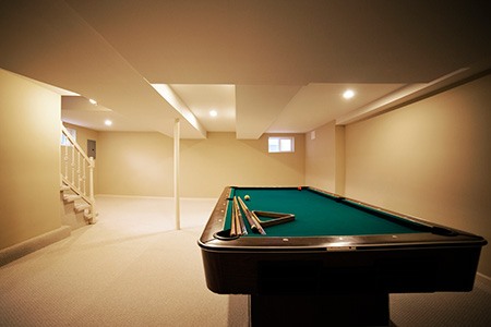 one of the options for basement ceiling colors is white or neutral colors