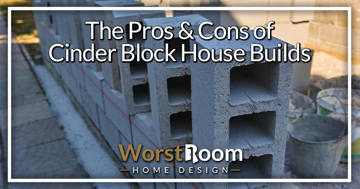 cinder block house