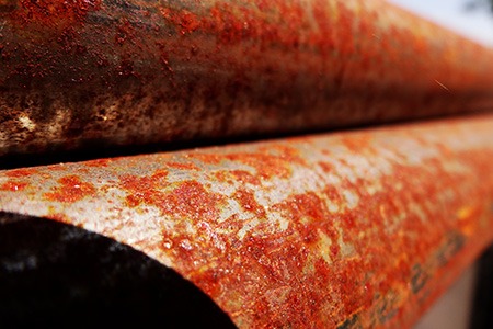 corroded water pipes around your home might be the reason for discolored toilet water