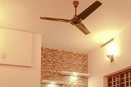 there are different kinds for you to choose from for your ceiling fan in a small kitchen