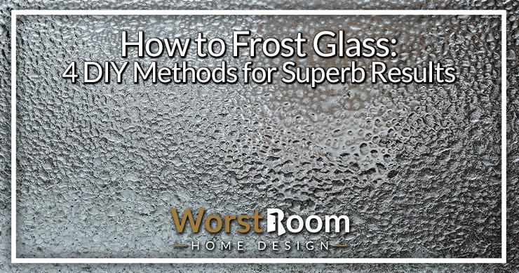 how to frost glass