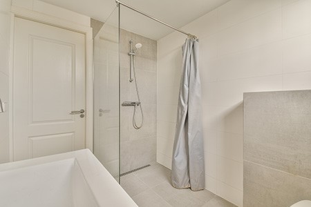measurements of the shower curtain can vary in accordance with shower stall openings