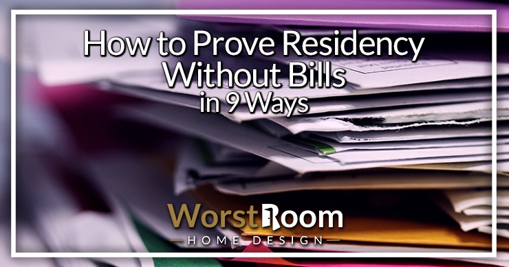 how to prove residency without bills