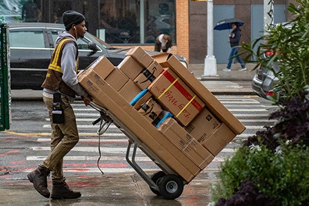 tipping furniture delivery would be the best thing to do during inclement weathers