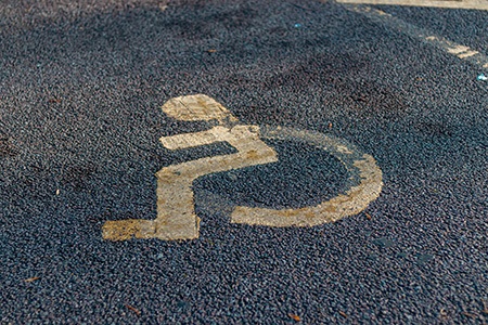 if you are handicapped and your neighbor keeps parking in front of your house, you can investigate handicapped parking spots to use for yourself