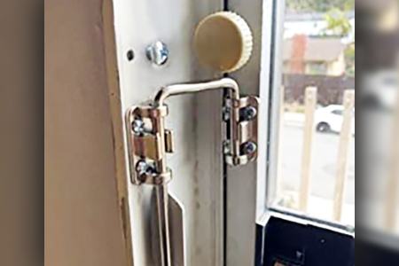 loop lock for sliding glass door