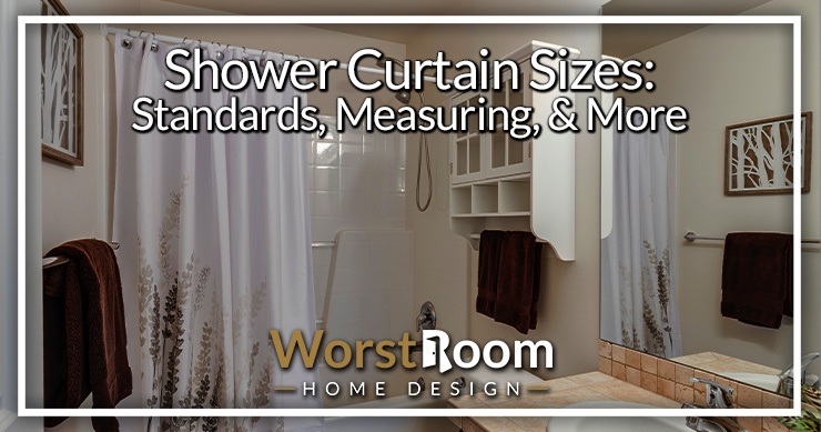 shower curtain sizes