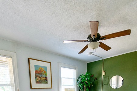 kitchen with a ceiling fan can be with light or without
