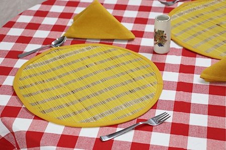 Round Placemat Size Standards