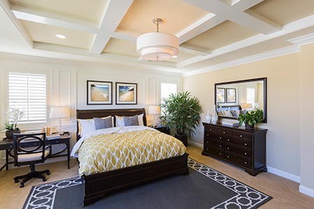 average size of a master bedroom is seriously larger than the size of a normal bedroom