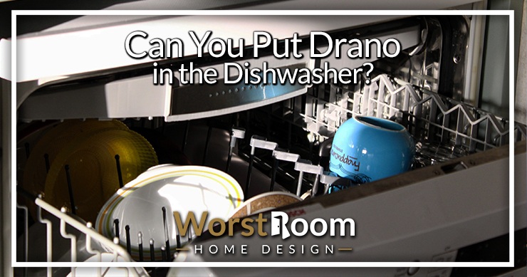 can you put drano in the dishwasher