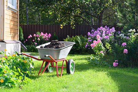 how to get rid of grass clippings? you can make a compost with your clippings