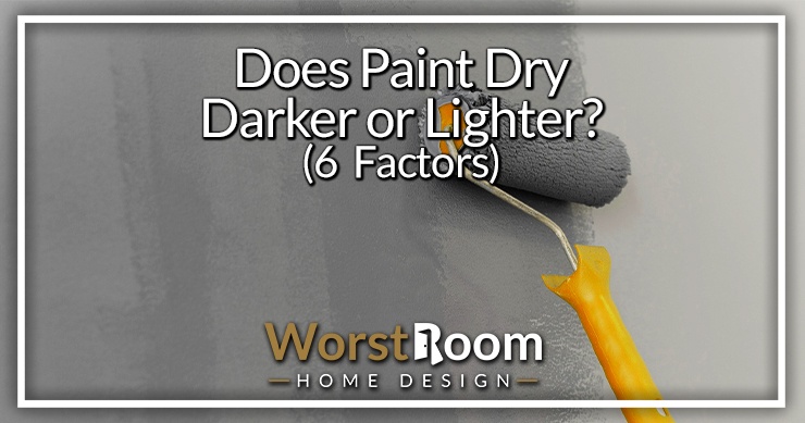 does paint dry darker or lighter