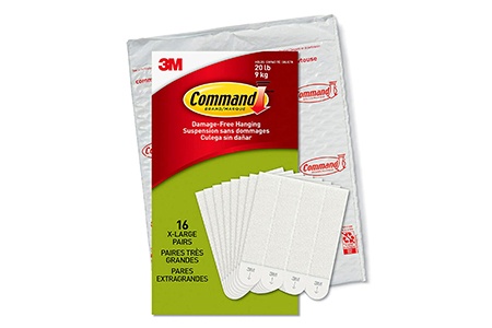 heavy duty command strips that hold 20 lbs