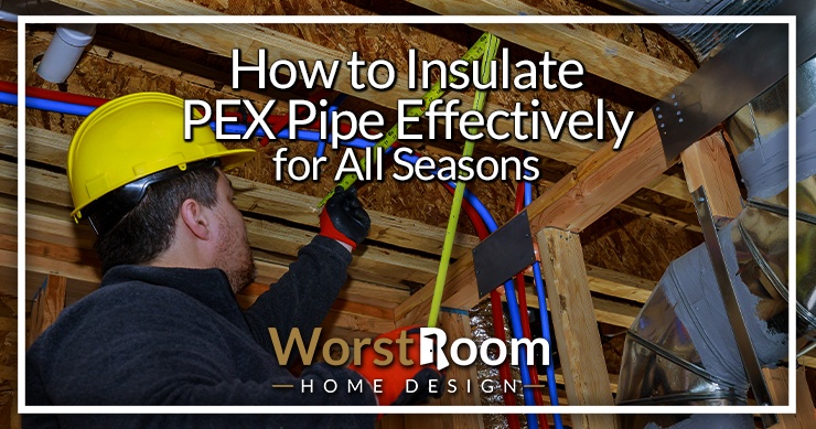 how to insulate pex pipe